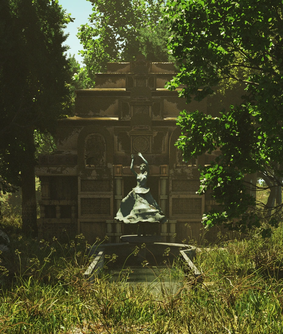 Enchanted Forest — portrait format render