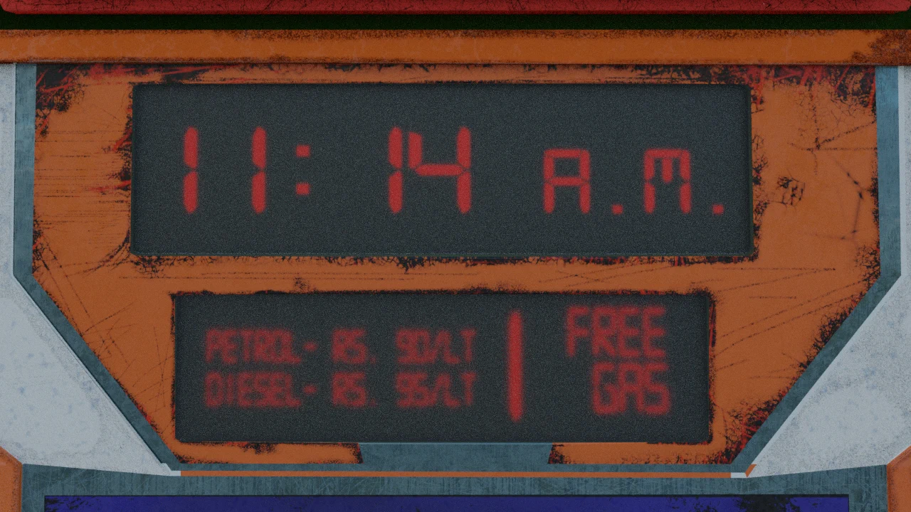 Hoverboard display rack — forecourt prop